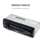 MP3 Player USB FM AUX 7 LED Color Single DIN BluetoothCar Stereo Radio Audio (for: MG)