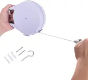 Liberty 40 ft. Retractable Clothesline - Indoor / Outdoor - White NEW