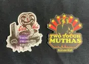 Two Small Assorted Multipurpose The Karate Kid & Cobra Kai Stickers