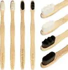 Bamboo Toothbrushes, 10K Ultra Soft Bristles Bamboo Brush, Extra Soft Toothbrush