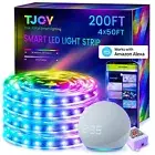 200ft Smart Led Strip Lights for Bedroom Alexa Led Light Strip2835 RGB Color ...