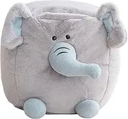 Miyatake Manufacturing Animal Stool MOFUA Cube Animal Design Bead Cushion Stool CH-X003 Elephant