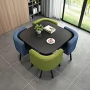 Reception Negotiation Table, Small Conference Room Tables, Business Conference Room Coffee Table, Nordic Negotiation Table And Chair, Office Meeting Room Reception Negotiation 1 Table 4 Chairs ( Color