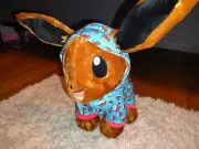 Pokemon Build-A-Bear Eevee Plush With PokeBall Jump Suit