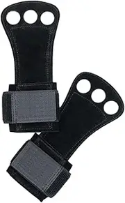 GANAZONO 1Pair Weightlifting Gloves with Wrist Support for Breathable Workout Gloves for Cross Training and Powerlifting Black