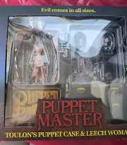 NECA Puppet Master Leech Woman and Toulon's Puppet Case figure 2pk IN STOCK