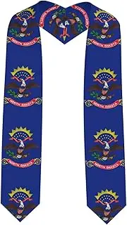 [EdWal] North Dakota State Flag print Graduation Stole and Sash Class for Unisex Adult Honor Stole Honor Stole of 2025