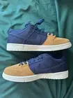 Size 9 - Nike Dunk SB Low Navy Desert Ochre