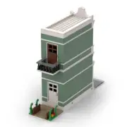 ZITIANYOUBUILD Modular Housing Model 484 Bricks Building Toys Set MOC Build Gift