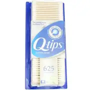 6 Pack Q-Tips Cotton Swabs, 625 Ct