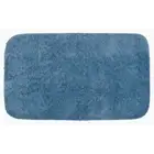 Garland Rug Traditional 24 x 40 in Basin Blue Plush Nylon Non-Slip Bathroom Mat