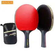 5/6 Star Table Tennis Racket 2PCS Professional Ping Pong Racket Set Pimples-in