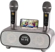 Karaoke Machine for Adults and Kids,Bluetooth PA System with 2 Wireless Karaoke