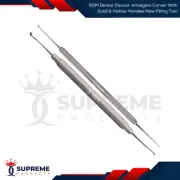 RDM Dental Discoid Amalgam Carver With Solid & Hollow Handle New Filling Tool