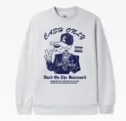 CASH ONLY boulevard crewneck ash grey Pull Over jumper