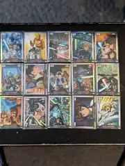 2023 Topps Chrome Star Wars Manga Madness Inserts - Complete Set 1-15 MINT!!