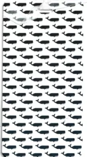 Junk Journal Art Tags/Cards, Whales, 8 pcs 3" x 6"