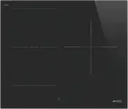 Smeg 60cm Induction Cooktop Low Profile Black