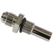 Aeroflow 1/4"-18 Npsm Long Tail to -6ANwith Crush Washer Zinc Steel - AF385-06L
