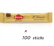 Moccona 100x1.7g sticks instant CLASSIC medium coffee, TRACKED No Paper Towel