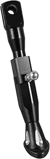 GANAZONO Adjustable Temples Motorbike Kickstand Aluminum Alloy Secure Easy to Install Non-skid Sole Great for Uneven Ground