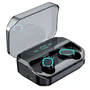 Wireless Bluetooth Headset Binaural in-ear Wireless Touch Stereo - Black