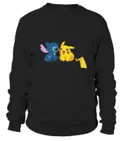 Pikachu & Stitch sweatshirt CrewneckHoodie sweatshirt