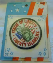 Vintage Statue of Liberty 3" Patch Liberty Island New York New in Package NYC
