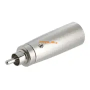 XLR Male Plug to RCA Male Plug Adapter Audio Cable Converter Mic Microphone