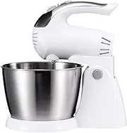 Stand Mixer For Baking, Electric Stand Mixer For Baking, Dough Mixer With 3l Bowl, Dough Hook, Whisk, Non-slip Feet, 5 Speeds, Suitable For Baking Cakes, Eggs, Cream Food Mixer white