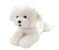 在飛比找Yahoo!奇摩拍賣優惠-4557A 日本進口 可愛比熊犬娃娃 超萌比熊犬趴姿小狗玩偶