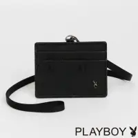 在飛比找momo購物網優惠-【PLAYBOY】證件套 MASTER系列(黑色)