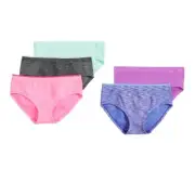 Girls 4-16 SO® 5-pk Seamless Space-Dye Hipster Panties