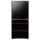Hitachi 670L Black Glass French Door Fridge RWX670RAXK