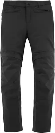 Icon Hella2 Ladies Motorcycle Textile Pants, black, Size S 30 for Women