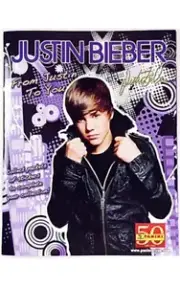 LICENSED JUSTIN BIEBER STICKER ALBUM BOOK