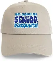 CafePress Senior Discount Cap Adjustable Baseball Cap