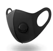5 pcs Lot Reusable Air Pollution Face Mouth Mask with PM2.5 Breathing Valve
