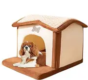 Dog House Kennel | Puppy Bed Mat,Comfortable Insulated Dog Nest, Cozy Winter Cat Nest Bed Warm For Small Medium Dogs