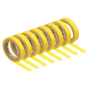 8Pcs 26Ft Tennis Racket Badminton Racquet Grip Finishing Tapes, Yellow