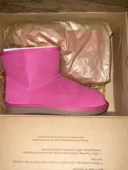 Koolaburra by UGG K Koola Mini Faux Fur Lined Boot Berry Red Size 5 (Pinkish)
