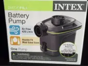 NEW Intex Quick-Fill Battery Air Pump - INFLATES POOLS