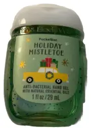 Anti Bacterial Hand Gel Holiday Mistletoe 1 oz Bath & Body Works