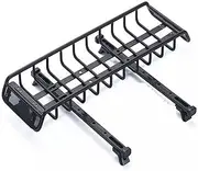 Metal Roof Rack Narrow Metal Luggage Rack Compatible with 1:10 Rc Climbing Car Trx4 Trx6 Axial Scx10