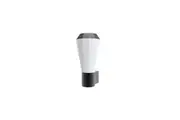 GEB Wall Light Surface Mounted 20W Tapered Dark Grey 3000K IP54 Opal Diffuser 580LM