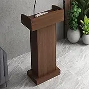 Lectern Podium Stand, Lectern Podium Stand,Lectern Podium Stand,Standing Podium Stand Brown, Hotel Hall Pulpit Podiums, Multipurpose Lecture Stand for Office/Wedding, Churc,
