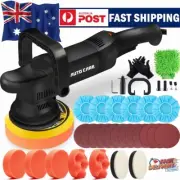 6" Dual Action Random Orbital Car Polisher Kit Electric Sander Buffer Machine AU