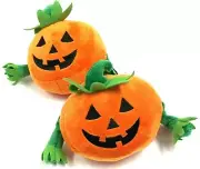 2 Pack of Goof Ballz Spooky Halloween Bundle Round Plush Toy Pumpkin