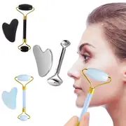 Face Massager Roller and Gua Sha Set Face Massager Roller