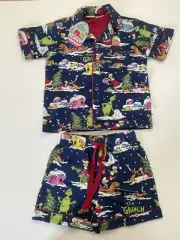 Peter Alexander Christmas Pyjamas Grinch Size 2 Summer